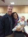 Pastor, Ms. Elizabeth and a granddaughter in the Lord, Emma